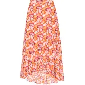 Faina Jupe mélange de couleurs / orange