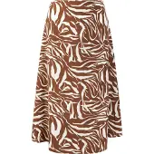 Faina Jupe marron / blanc
