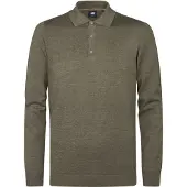 Petrol Industries M-3050-kwc204 Long Sleeve Polo Vert S Homme