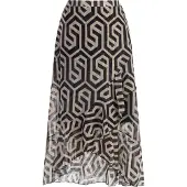 Faina Jupe beige foncé / or / noir