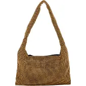 FELIPA Sac bandoulière or / noir