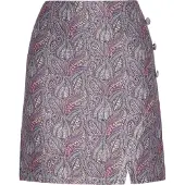 IZIA Jupe violet / rose / blanc
