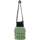 Faina Poche ventrale kiwi / noir