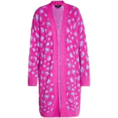 Faina Cardigan violet / violet pastel / rose