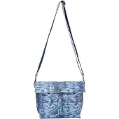 Faina Sac bandoulière marine / bleu ciel / blanc