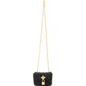 Faina Sac à bandoulière or / noir