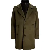 Jack & jones Premium Manteau mi-saison 'JPBBlastanford' olive / noir