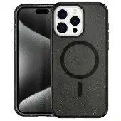 IMoshion Coque Pailletée avec MagSafe Apple iPhone 15 Pro - Glitter Noir