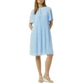 Comma Robe bleu clair