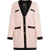 Faina Blazer rose clair / noir