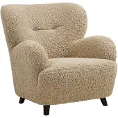 Ebuy24 Disa fauteuil brun clair.