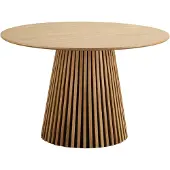 Ebuy24 Osaka table à manger Ø120cm naturel.