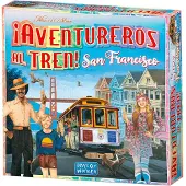 Asmodee Aventureros Al Tren San Francisco Board Game Spanish Version Doré Enfants