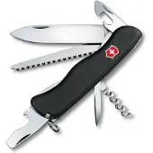 Victorinox Couteau Suisse de poche 0.8363.3 - Noir - Acier - Multisport
