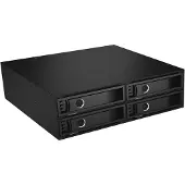 Icy Box IB-2242SSK 13,3 cm (5,25") Plateau de stockage Noir