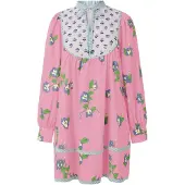 Imily Bela Robe saphir / vert / rose ancienne / blanc