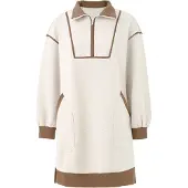 Imily Bela Robe marron / blanc