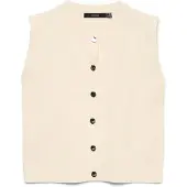 Vero Moda Cardigan 'VMGold' blanc naturel