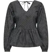 ONLY Chemisier 'JDYVilda' cappuccino / gris clair / noir