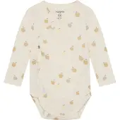 Noppies Barboteuse / body beige / beige foncé / pierre / blanc cassé