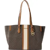 Michael Kors Cabas écru / marron / cognac