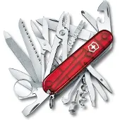 Victorinox SwissChamp transparent rouge 1.6795.T couteau suisse