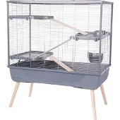 Zolux Cage 205661GRI bois métal plastique