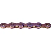 Kmc Tt12 Waxed Chain Violet 126 Links / 12s
