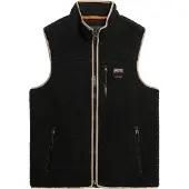 Superdry Homme Doudoune Sans Manches en Polaire Outdoor Noir Taille: S