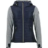 Mountain Peak Blouson à capuche zippé tri-matière femme