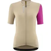 Mavic Essential Short Sleeve Jersey Beige XS Femme