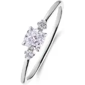 Lucardi Bague 'Schick' argent