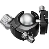 Leofoto tête sphérique de trépied LH-55 + plaque de fixation rapide QP-70N