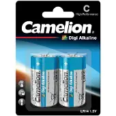 Camelion Pile bébé, Digi-Alcaline, LR14, 2 pièces