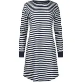 Skiny Chemise de nuit marine / blanc