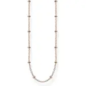 Thomas Sabo Chaîne petits pois or rose, (Argent 925, 45 - 50 cm)