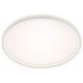 Briloner Panneau LED RGB LEUCHTEN SLIM, 15 W, 2700 lm, IP20, blanc, plastique, dimmable, Ø 42 cm