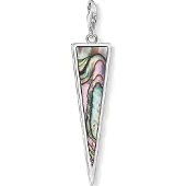 Thomas Sabo Pendentif à breloques Triangle, (Argent)