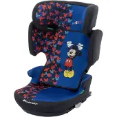 Bebeconfort Disney Hera i-Fix, Siège enfant, 3,5-12 ans, Siège enfant pliable Mickey Mouse, Léger (4,4 kg), 14 positions d'appui-tête, Fun Mickey