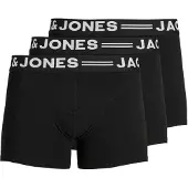 Jack & Jones Boxer de - CALEÇON SENS - LOT DE 3 - S - XXL - pour Homme - noir - Taille M