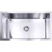 Lendo Online Évier de Cuisine Inox 74x44 cm Argent