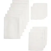 Meyco 12-pack hydrofiel starterset basic Uni blanc (70 cm, 70 cm)