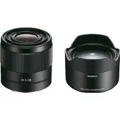 Sony E 28mm f/2.0 + SEL075UWC Convert. Ultra Grand-angle