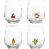 Bloomingville Ensemble de 4 verres Misa
