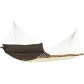LA SIESTA Hamac Alabama Kingsize Spreader Bar Hammock - Brun