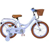 Volare Vélo enfant Ashley - Fille - 16 pouces - Bleu pastel - Deux freins à main