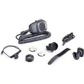 Midland 4 Pin-dual Mike + Ptt Handsfree Noir