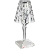 Kartell Luminaire Extérieur , Battery, Transparent, Balcon, Plastique, Design