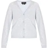 Faina Cardigan bleu pastel