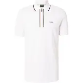 BOSS T-Shirt fonctionnel 'Philix GOC' cognac / noir / blanc